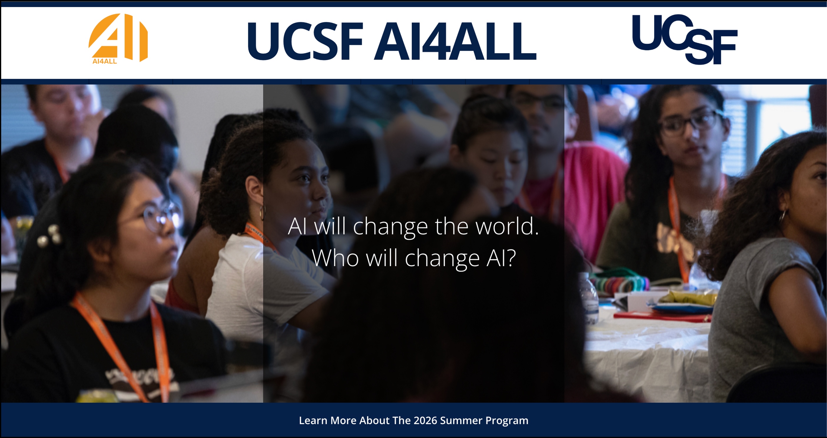 AI4ALL program banner