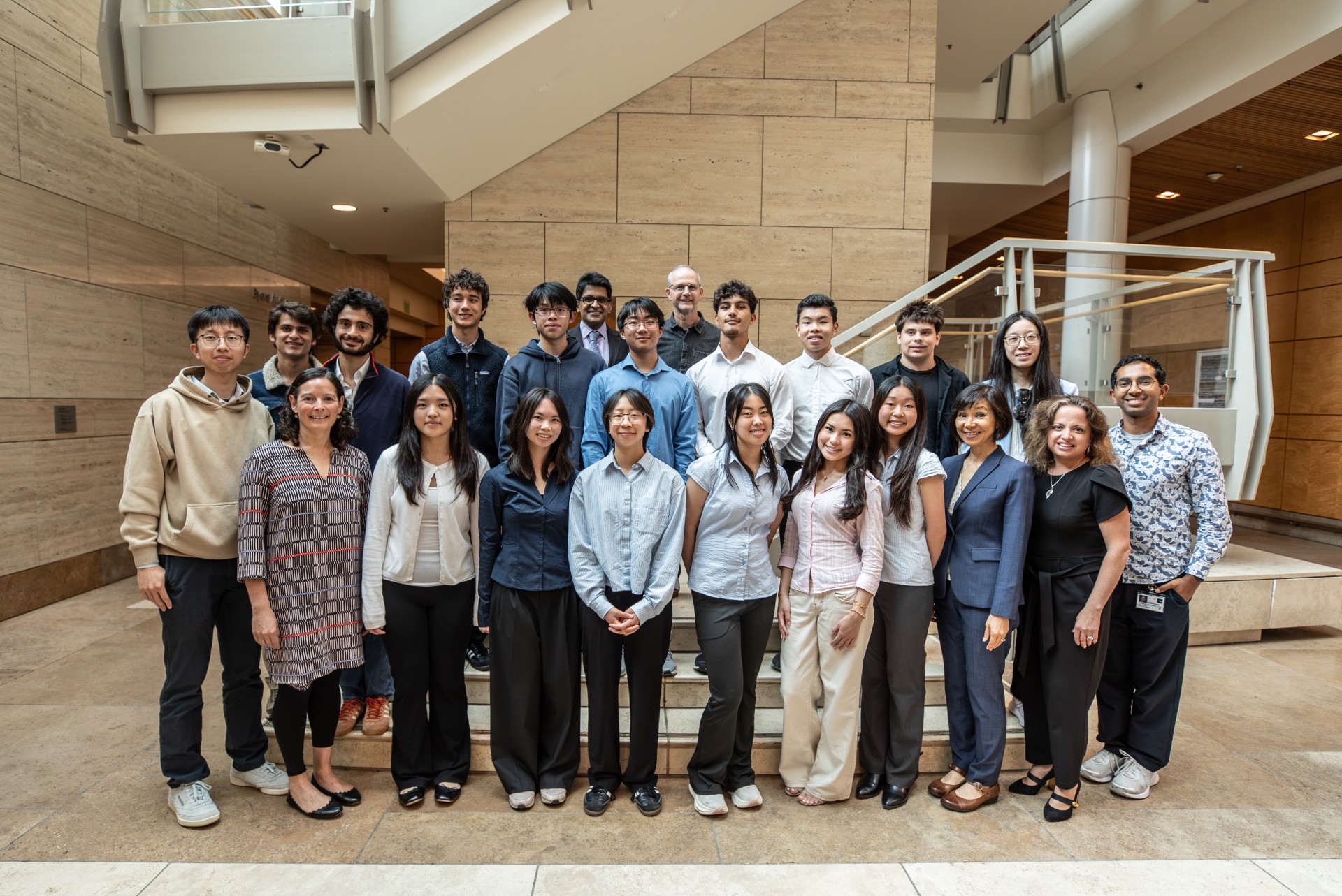Group photo of interns and program leaders. Photo by Brian Feulner
