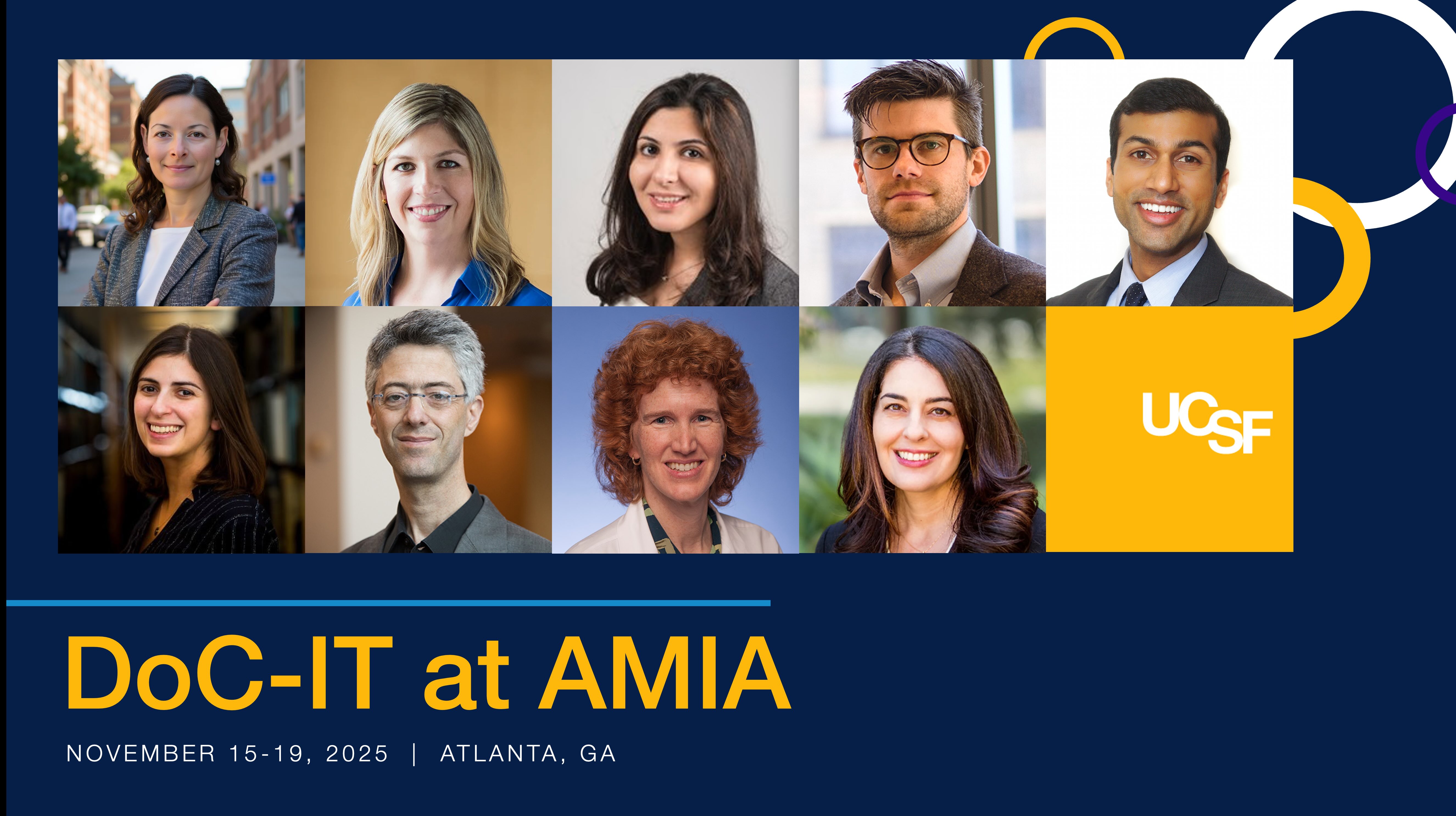 AMIA 2025 graphic navy
